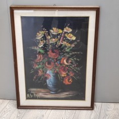 Quadro olio su tela Armando Ballanti Natura morta 50x70 cm