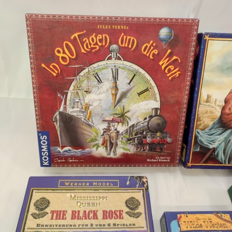 Lotto di 5 giochi da tavolo in tedesco anni 90