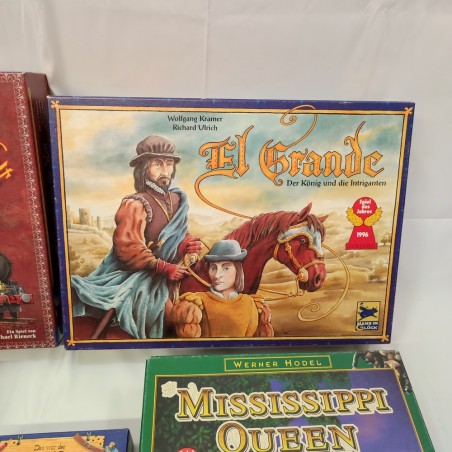Lotto di 5 giochi da tavolo in tedesco anni 90