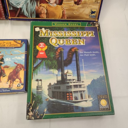 Lotto di 5 giochi da tavolo in tedesco anni 90