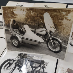 Moto SUZUKI lotto di 11 foto originali in bianco e nero 24x18 cm 2