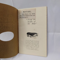 Catalogo selle biciclette - The Saddle Book - 1912 ottimo 2