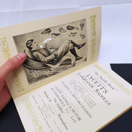 Catalogo selle biciclette - The Saddle Book - 1912 ottimo