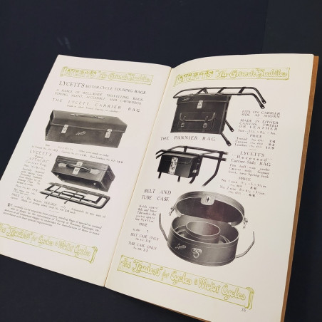 Catalogo selle biciclette - The Saddle Book - 1912 ottimo