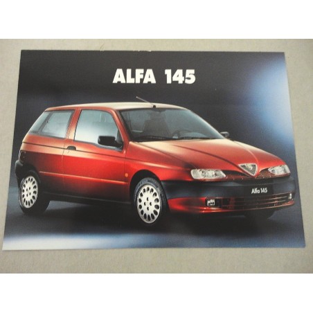 ALFA ROMEO LOTTO CARTOLINE E LIBRETTI ALFA 156 T.S. ALFA 145 CORSI DI GUIDA