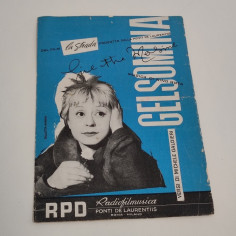 Spartito Gelsomina dal film La strada Autografo Masini - Segni del tempo