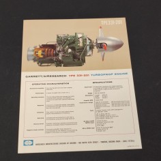 Brochure GARRETT AIRSEARCH TPE 331-201 Turboprop Engine