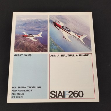 SIAI MARCHETTI brochure aereo turismo mod. F260 - may 1967