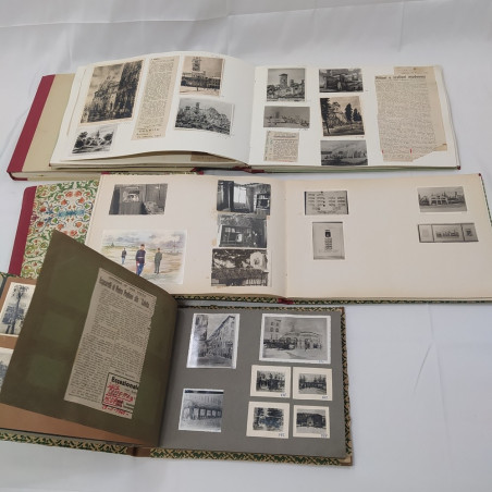 5 Album con cartoline fotografie documenti varie produzione Pietro Pagliani