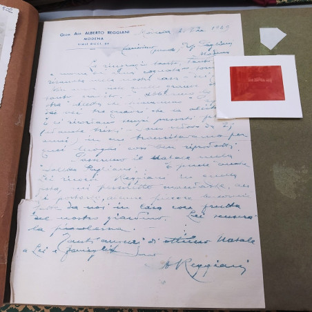 5 Album con cartoline fotografie documenti varie produzione Pietro Pagliani