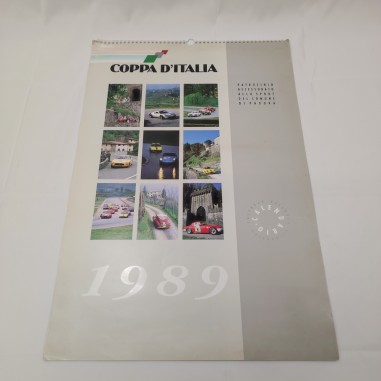 'Calendario Auto storiche Coppa D''Italia 1989 Assessorato Comune Padova'