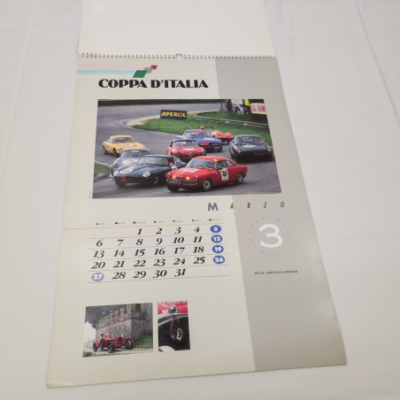 'Calendario Auto storiche Coppa D''Italia 1989 Assessorato Comune Padova'