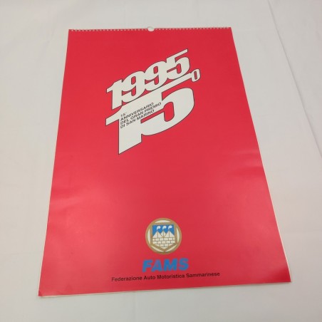 Calendario FAMS 1995 15? ann. Gran premio di San Marino - Buono