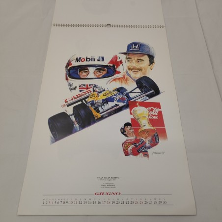 Calendario FAMS 1995 15? ann. Gran premio di San Marino - Buono