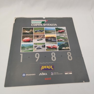 Calendario Auto storiche Coppa D'Italia 1988 Assessorato Comune Padova