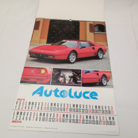 Calendario auto storiche 1988 concessionaria Autoluce Modena