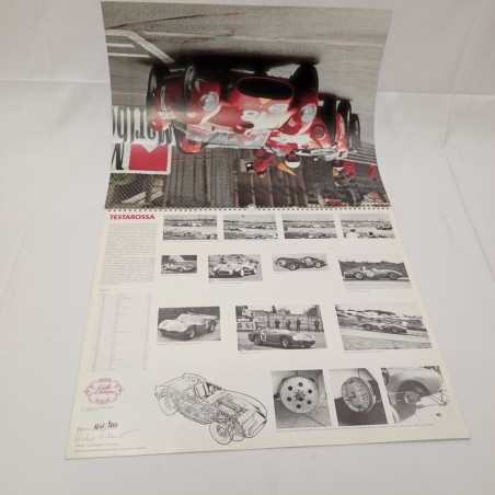 Calendario auto Ferrari Caff? Diemme anno 1985