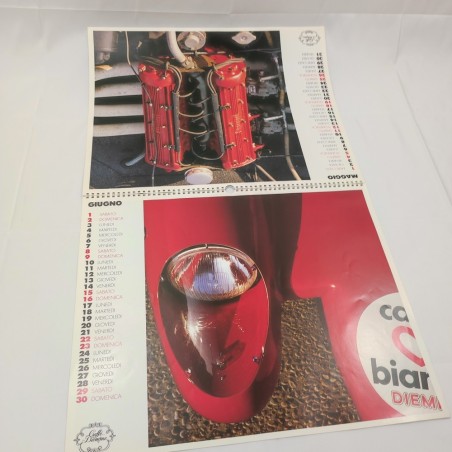 Calendario auto Ferrari Caff? Diemme anno 1985
