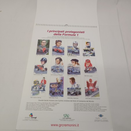 Calendario 2003 - I grandi della Formula 1 dal 1950 a oggi