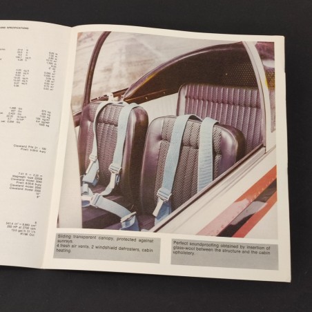 SIAI MARCHETTI brochure aereo turismo mod. F260 - may 1967