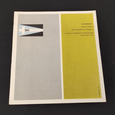 SIAI MARCHETTI brochure aereo turismo mod. F260 - may 1967