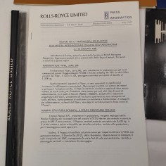 ROLLS ROYCE lotto brochure e press Informations anni 60/70 2