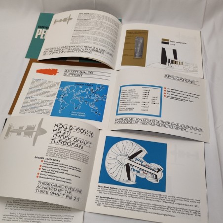 ROLLS ROYCE lotto brochure e press Informations anni 60/70