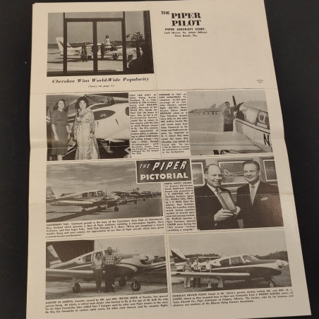 Rivista The Piper Pilot Vol. 10 n° 3 April 1962 english text good