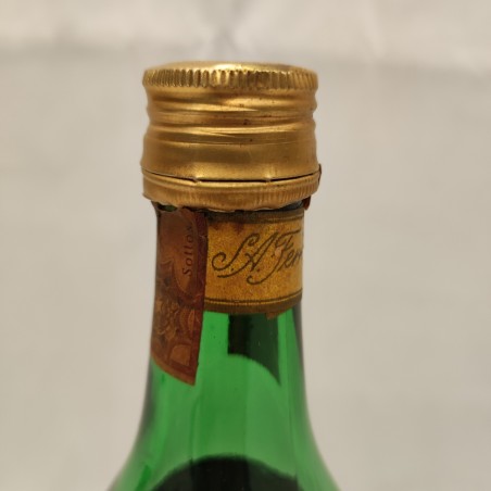 Bottiglia Fernet Ferrol anni 60 sigillo danneggiato bottiglia chiusa