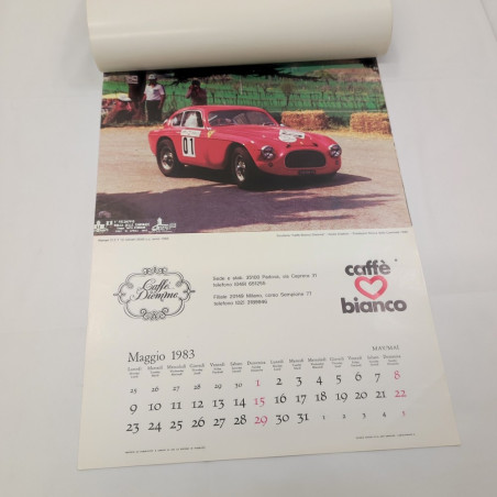 Calendario auto Ferrari Caffè Diemme anno 1983