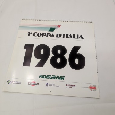 Calendario Auto storiche Coppa D'Italia 1986 ed. numerata 1315/2000