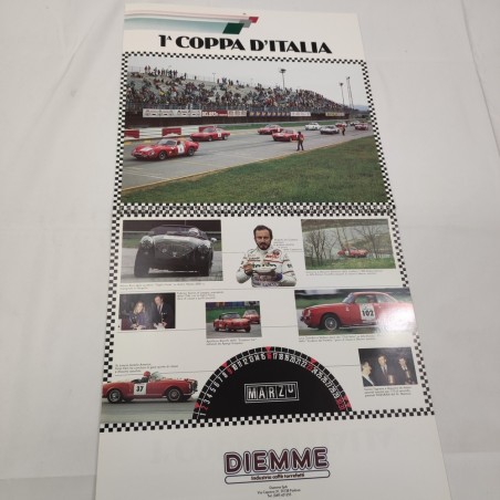 Calendario Auto storiche Coppa D'Italia 1986 ed. numerata 1315/2000
