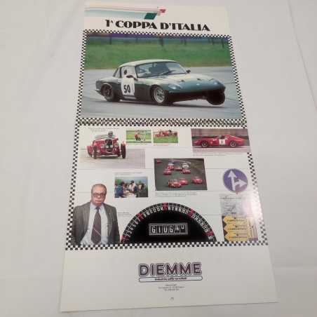 Calendario Auto storiche Coppa D'Italia 1986 ed. numerata 1315/2000