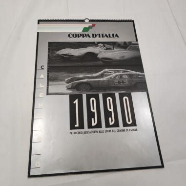 Calendario Auto storiche Coppa D'Italia 1990 Assessorato Comune Padova