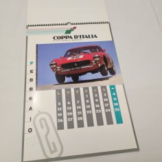 Calendario Auto storiche Coppa D'Italia 1990 Assessorato Comune Padova 2