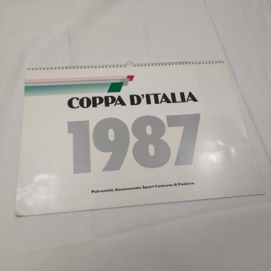 Calendario Auto storiche Coppa D'Italia 1987 Assessorato Comune Padova