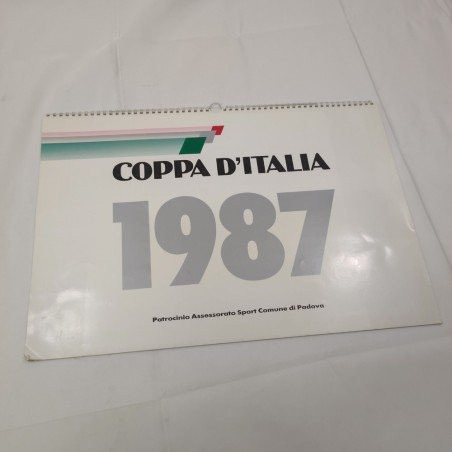 Calendario Auto storiche Coppa D'Italia 1987 Assessorato Comune Padova