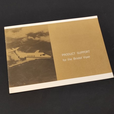 Brochure Rolls Royce Product Support for the Bristol Viper pub TJ 316 April 1968
