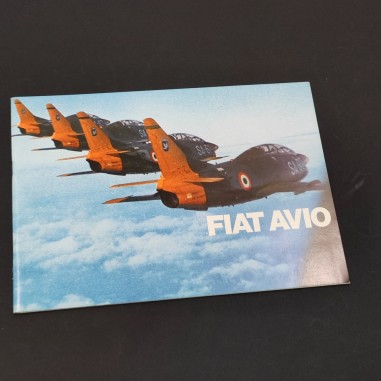 Fiat Avio brochure gamma produzione aerei G91 G 222 F104 e VAK 191 B pub. 2542