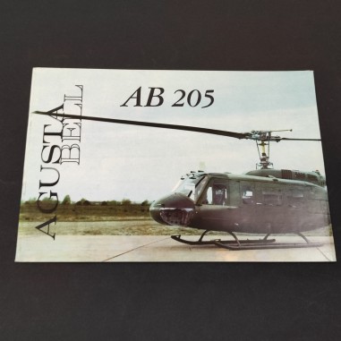 Agusta Bell brochure elicottero civile e militare AB205 14 posti