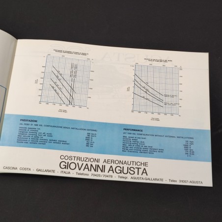 Brochure elicottero militare Agusta 106 sistema anti sommergibile