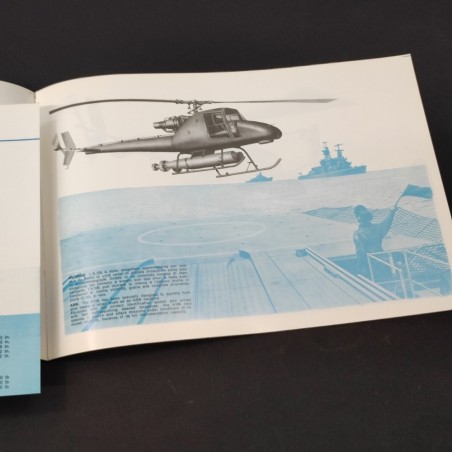 Brochure elicottero militare Agusta 106 sistema anti sommergibile