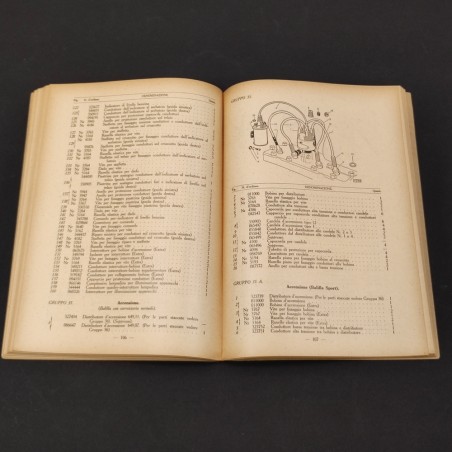 FIAT Catalogo parti di ricambio per Chassis Balilla a quattro marce 2° ed. 1935