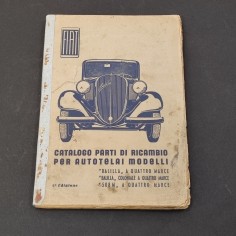 FIAT Catalogo ricambi per autotelai mod. Balilla 4 marce, coloniale 508M
