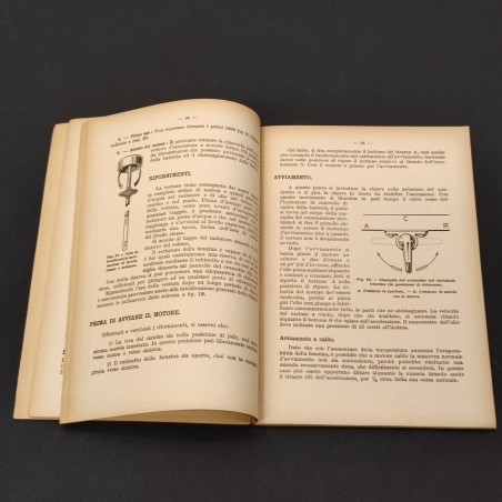 Libretto uso manutenzione Fiat Balilla 15° ed. Stampato 02057 XI-1935 XVI 5000