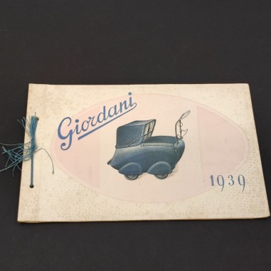 Giordani catalogo produzione carrozzine anno 1939 - numerosi modelli - Buono