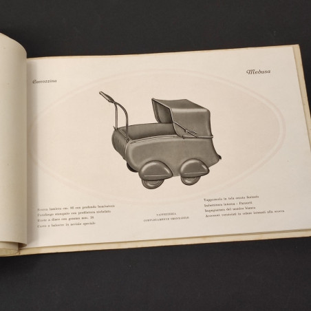 Giordani catalogo produzione carrozzine anno 1939 - numerosi modelli - Buono