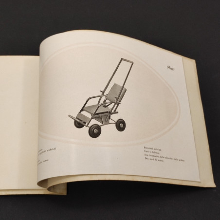 Giordani catalogo produzione carrozzine anno 1939 - numerosi modelli - Buono