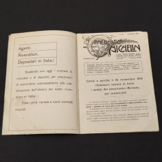 Rivista Il Pneumatico Michelin - Novembre 1913 buono 2