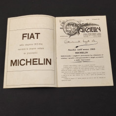 Rivista Il Pneumatico Michelin - Dicembre 1913 buono 2